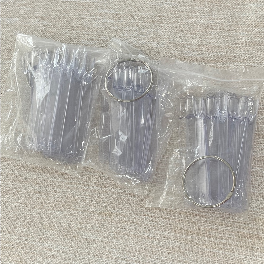 Nail color swatch sticks